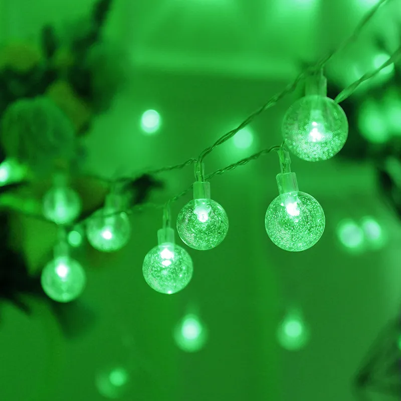 String Light Battery PVC cable with crystal bulbs - Image 2