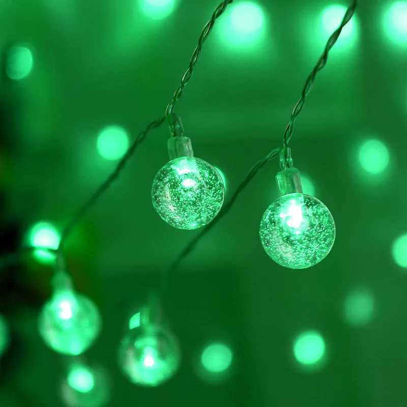 String Light Battery PVC cable with crystal bulbs - Image 3
