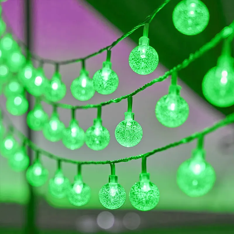 String Light Battery PVC cable with crystal bulbs - Image 5