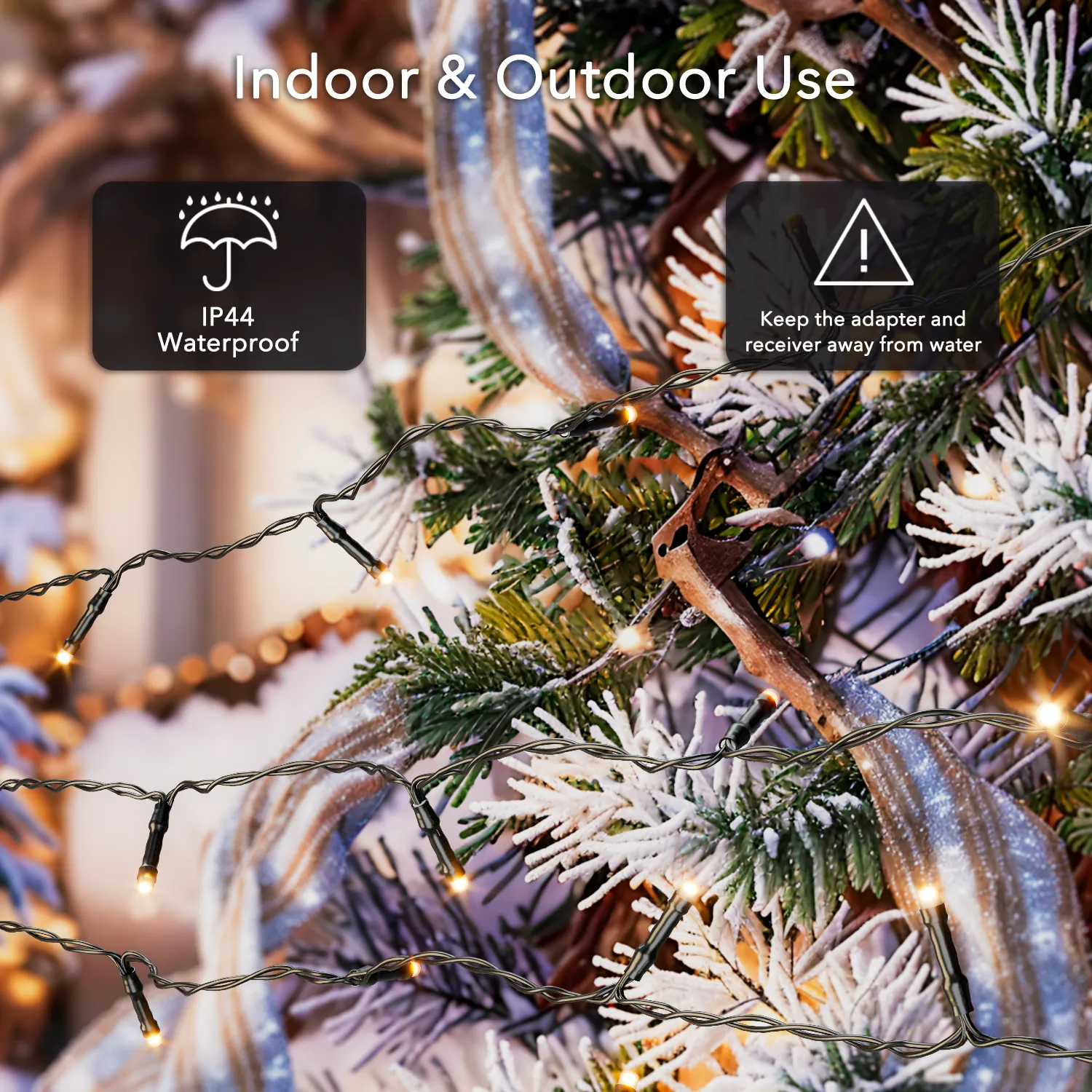 Color Changing Smart Christmas Lights,66ft 200 LED RGB String Lights with App & Remote Control,Timer,Music Sync,Dimmable Mini Lights for Xmas Tree Birthday Wedding Party Festival Decor - Image 4