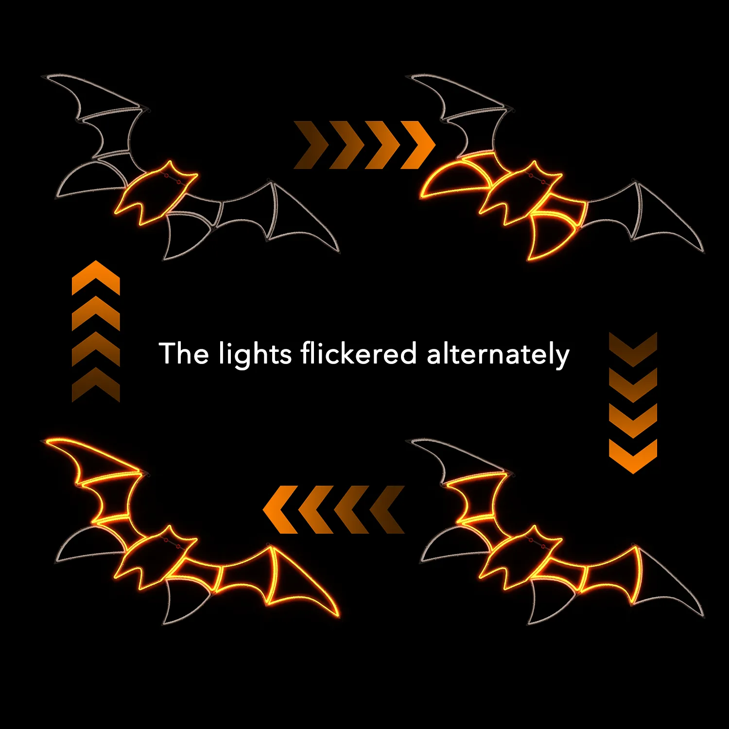 Bat Neon Sign for Wall Art Decor,Metal Frame Led Sign Animated Bat Swing Neon Light Up Sign for Signs for Wall Decor,Flying Bat Neon Light Up Signs for Bedroom,Folding and Easy to Store - Image 10